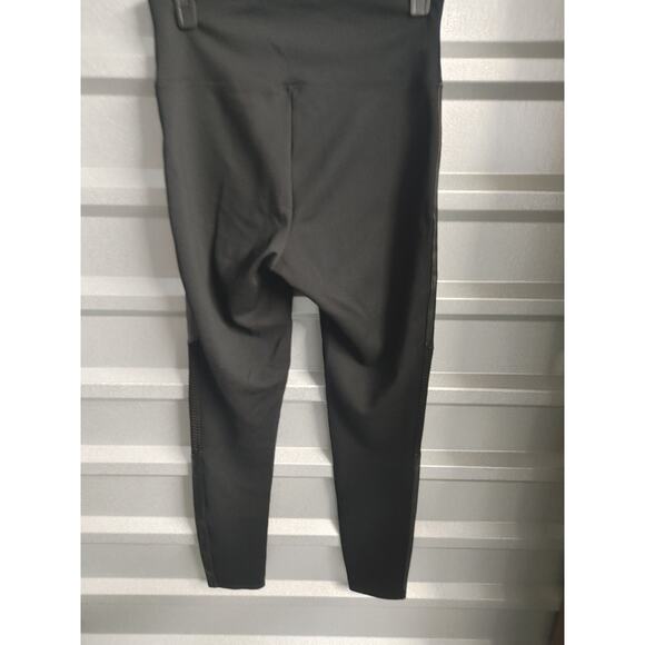 Assets Spanx Leggings Faux Leather Panels Medium Black - Picture 2 of 3